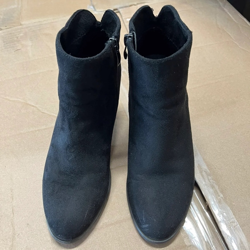 Suede booties